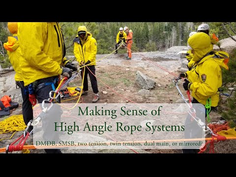 Dual Main Rope Rescue Systems, Twin Tensioned Rope Systems (TTRS), DCTTRS, SMSB Overview