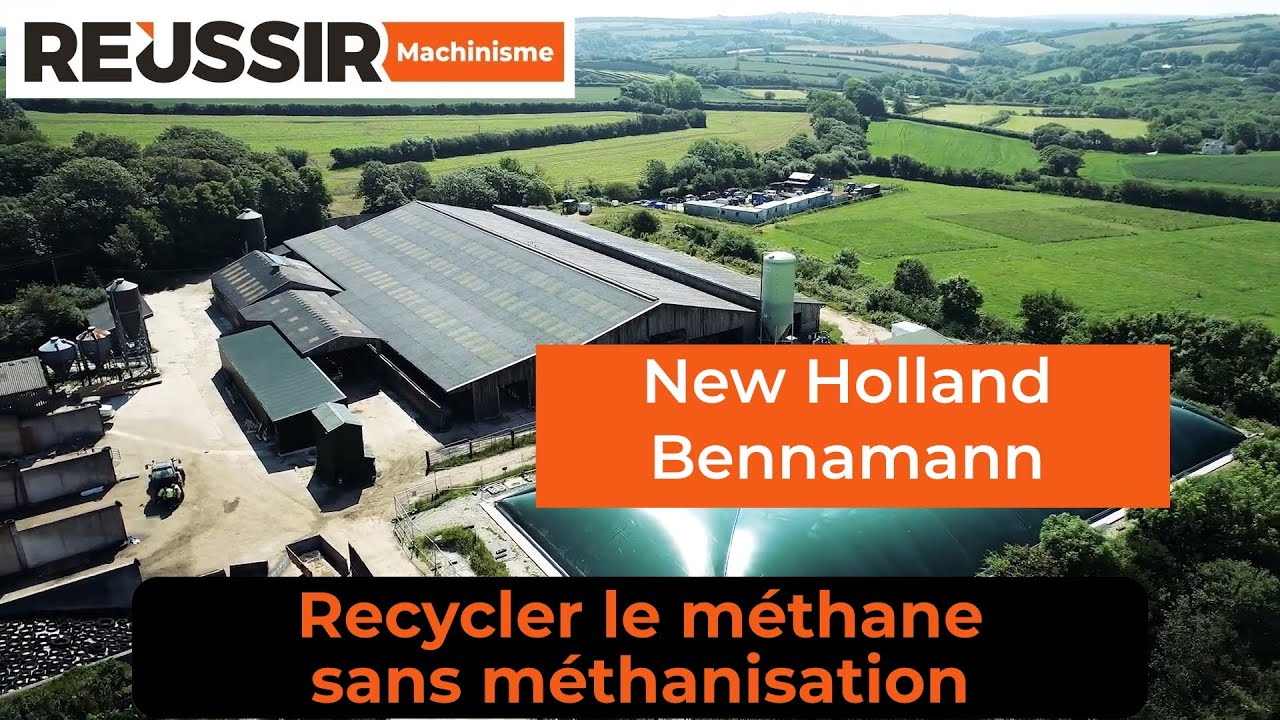 [SIMA 2022] New Holland et Bennamann - Recycler le méthane produit sur l’exploitation sans méthanisation