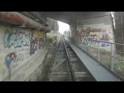 Standseilbahn Cossonay Bergfahrt 2022 funiculaire funicular Schweiz Suisse Switzerland