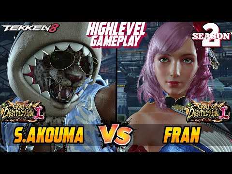 T8 – SUPER AKOUMA (Armor King) vs FRAN (Alisa) – Tekken 8 High Level Gameplay