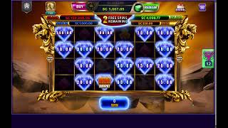 Luckyland Slots  Epic win bets $10 on sampede fury 2