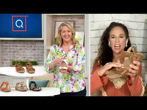 Earth Origins Adjustable Strap Sandals - Beck on QVC