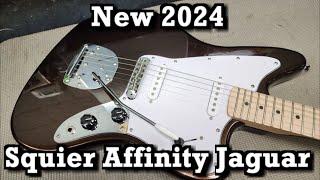 Video thumbnail for New 2024 Squier Affinity Jaguar / Mystic Metallic Brown / Demo and Review by fnaguitarplayer9