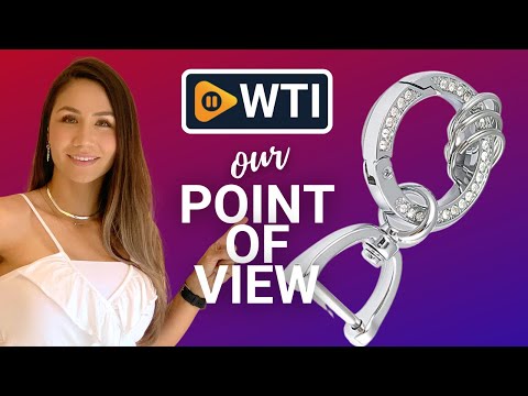 Gold Bling Rhinestones Keychain - WTI product video review
