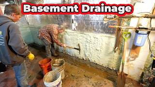 My Basement Flooded!!  This is How I Fixed it - Interior French Drain
