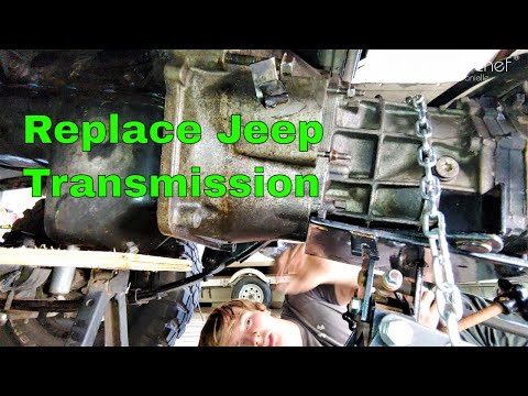 Remove Jeep AX15 - AX5 Transmission And Install After Rebuild By FAIRBANKS 4x4