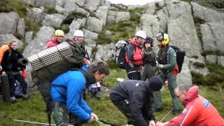 preview picture of video 'Aberglaslyn Mountain Rescue Team Callout - Llyn yr Adar 03/07/13'