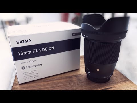External Review Video cFT8WccLPDE for SIGMA 16mm F1.4 DC DN | Contemporary APS-C Lens (2017)