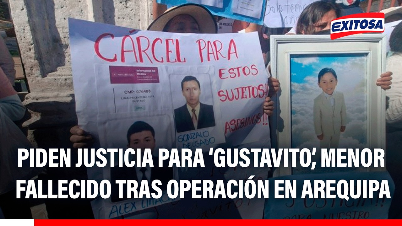 🔴🔵 Padres, familiares y amigos de ‘Gustavito’ piden prisión preventiva para médicos que lo operaron