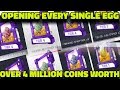 OPENING EVERY SINGLE EGG | 4 MILLION COINS WORTH | MADDEN 19 ULTIMATE TEAM