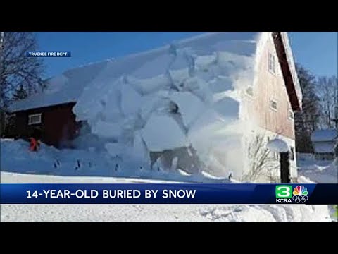 14-year-old rescued after being buried in snow near Truckee