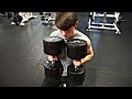 Gym Vlog- 16 Year Old Dumbell Presses 125LBS For REPS RAW NO SPOT NO LIFT