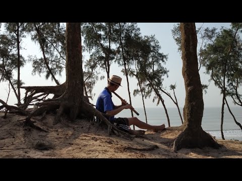 Raag Shivranjani on the beach || Soothing Bansuri Flute || New Digha || 1080p
