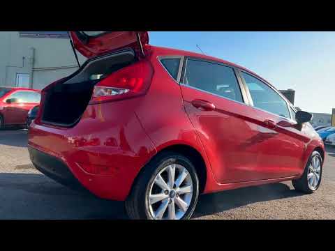 Ford Fiesta 1.25 Zetec 5dr SD11VYS 2011 (11) 66,981 miles Petrol Manual Red 3 owners For Sale