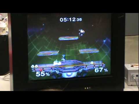 Mew2King (grey Sheik) vs. Overtriforce (blue Sheik)