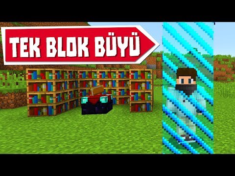 MİNECRAFT ama TEK BLOK ( bölüm 9 )