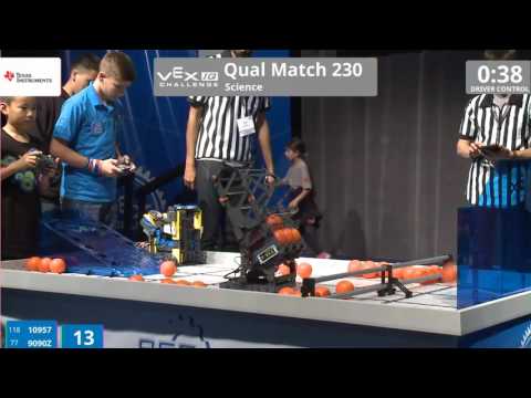 VEX Worlds 2016 - VEXIQ Middle School - Science - Qual 230 (10957 9090Z) 82