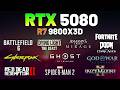 RTX 5080 RYZEN 7 9800X3D Test In 10 Games