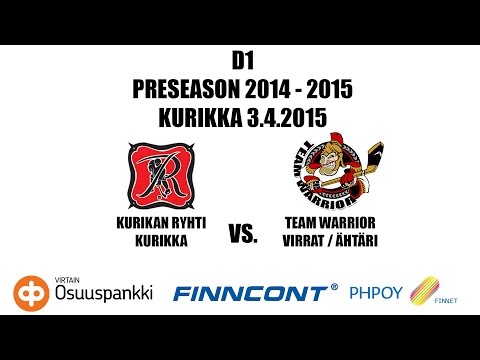 Team Warrior D1, 2014 - 2015 Harj.peli: KuRy vs. K-K