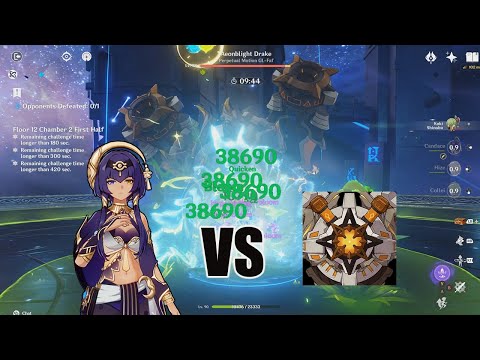 Candace F2P friendly hyperbloom VS Abyss  Aeonblight - Genshin impact