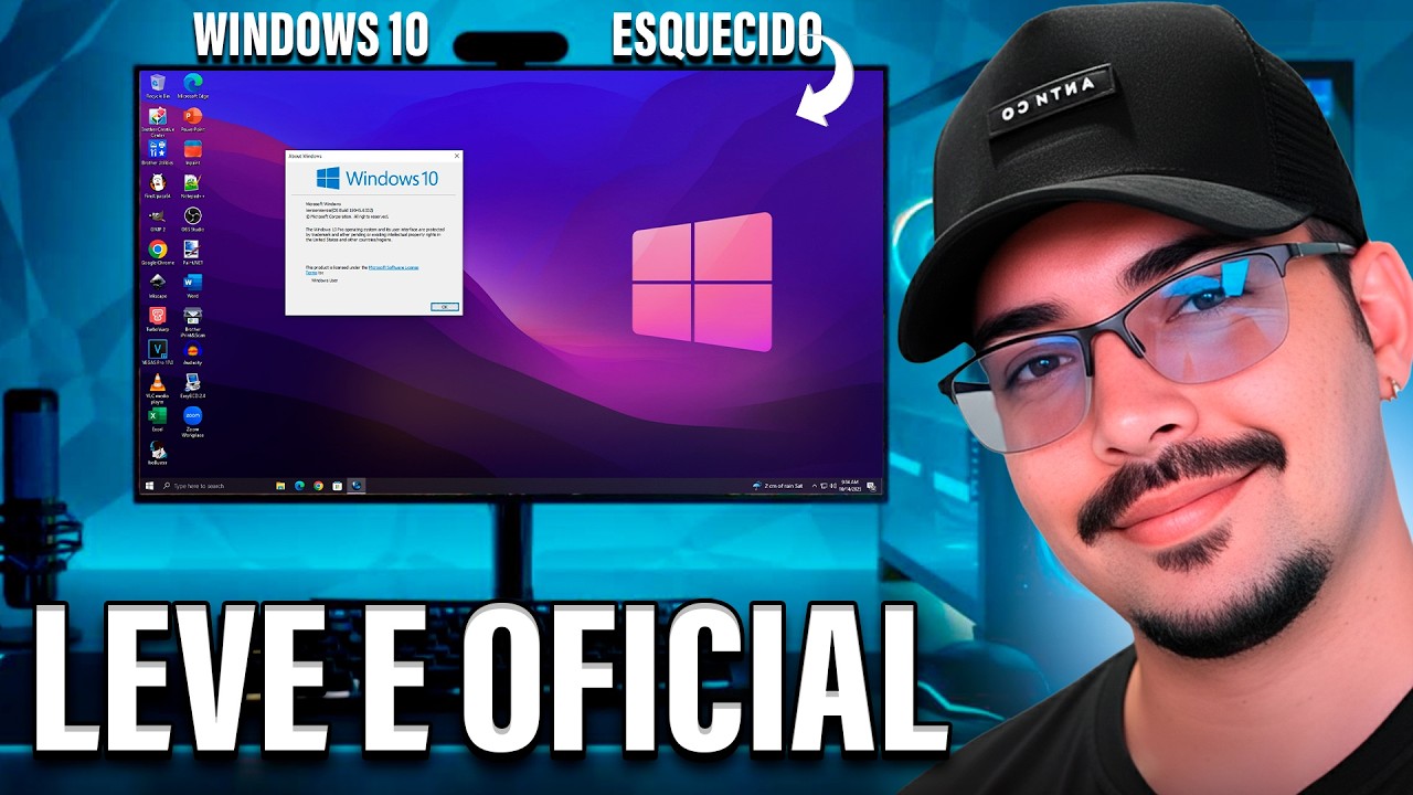 O Windows 10 que a Microsoft ESCONDEU de você! 🤫 (Super Leve)