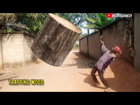 TRAPPING WOOD🧐 || Mark Angel Comedy, OGB Recent, Macaroni, Sirbalo, funnybros comedy, Oga Sabinus)