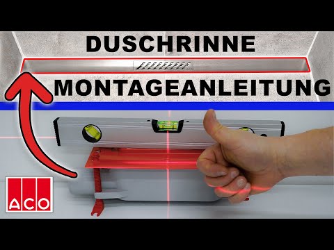 Duschrinne einbauen und abdichten? So einfach geht’s mit ACO! (Ebene Dusche nachträglich einbauen)
