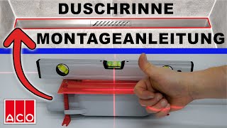 Duschrinne einbauen und abdichten? So einfach geht’s mit ACO! (Ebene Dusche nachträglich einbauen)