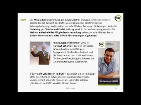 BVM History - Die Erfolgsgeschichte des BVM