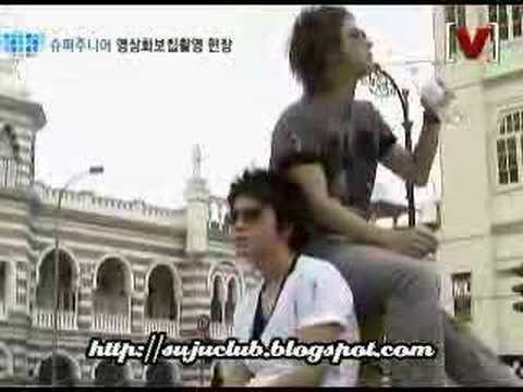 Suju filming dancing out