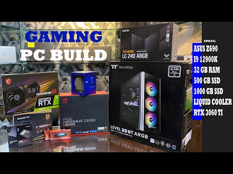 Gaming PC Build🔥: Intel 12th Gen Core i9-12900K / ROG Maximus Hero Z690 / Msi RTX 3060 TI - IT Links