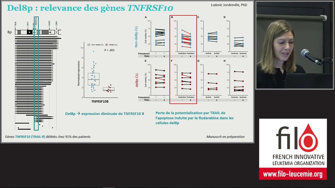 Anomalies des chromosomes 2 et 8 associées aux LLC agressives : rôle dans la résistance aux drogues