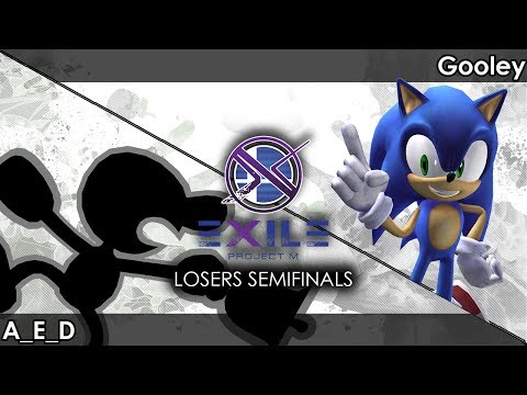 Project M: A_E_D (Game&Watch) V Avalanche | Gooley (Sonic) - Exile 96 Tournament SSBPM