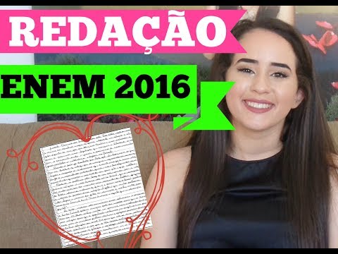 LENDO E COMENTANDO MINHA REDAÇÃO DO ENEM