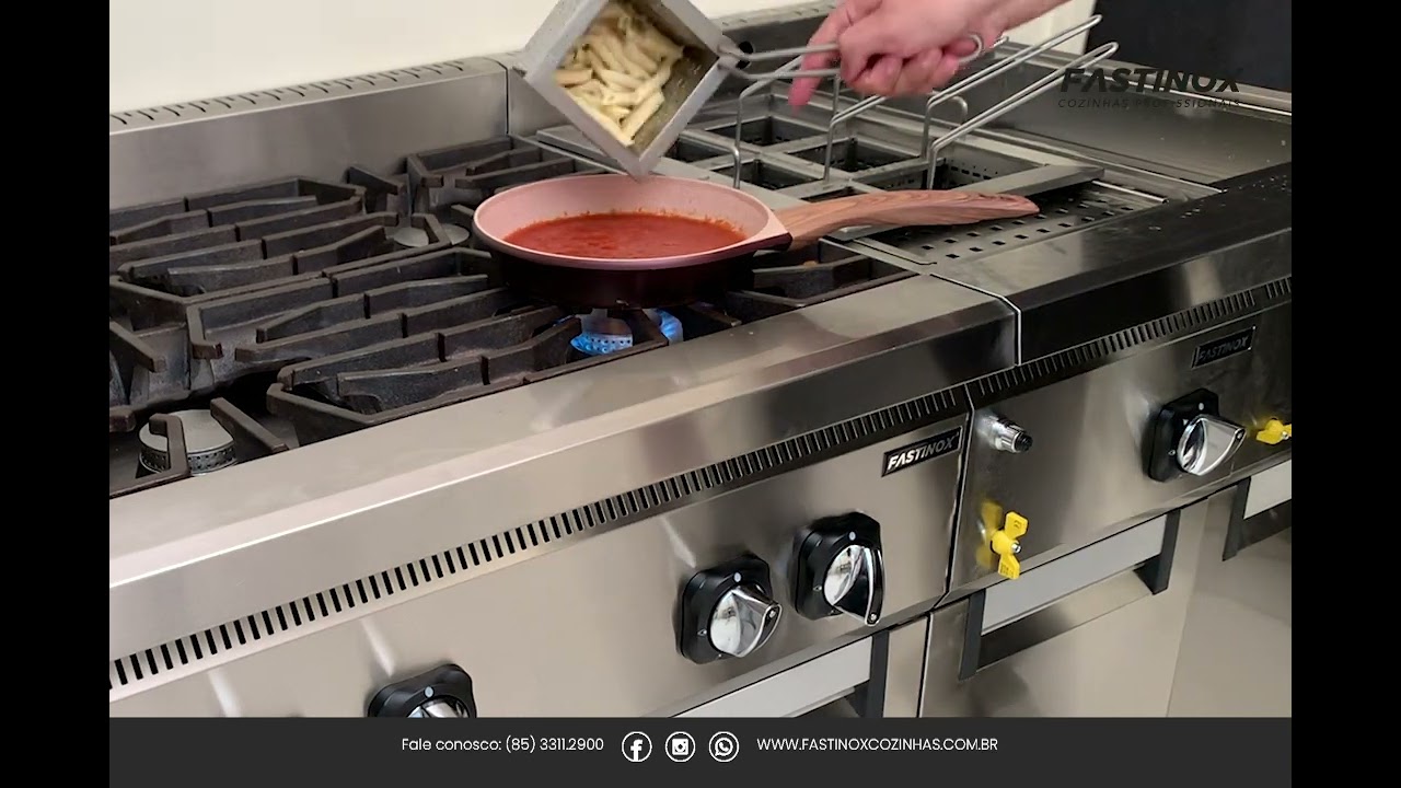 Como utilizar o Fogão a Gás - LINHA HEFESTO - FASTINOX COZINHAS