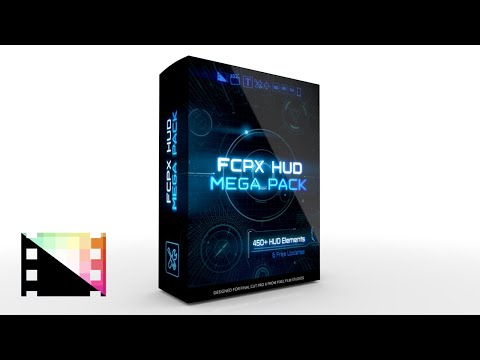 FCPX HUD Mega Pack - Professional HUD/UI Elements for FCPX