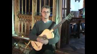 Stephen Gordon demonstrates fast, effortless campanella scales on a Baroque Guitar