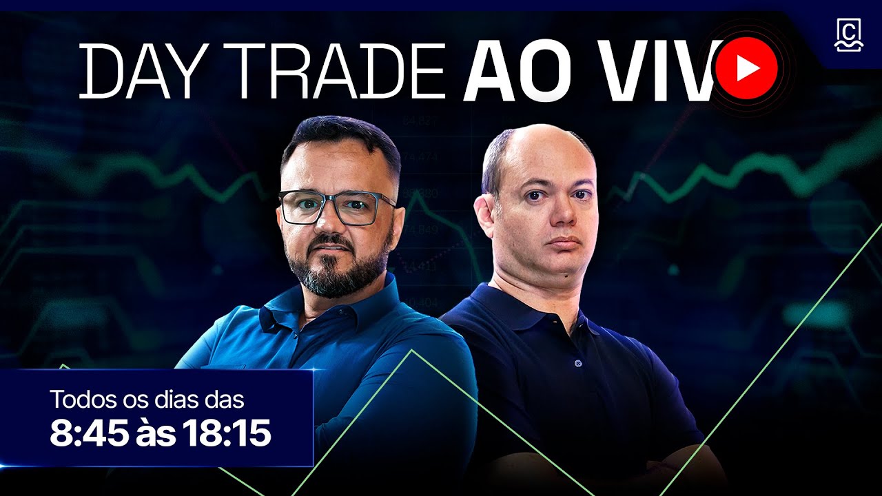 🔵 DAY TRADE AO VIVO DA CM CAPITAL: Mini-índice, Minidólar, Ações, e Futuro de Bitcoin (05/03/25)