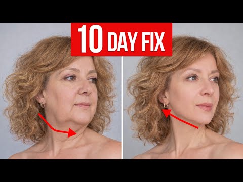 SHOCKING Results! Lift Jowls & Saggy Neck in Just 8 Minutes at Home