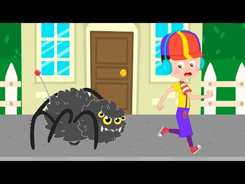 Кукутики мультики | Страшный паук | Игры розыгрыши для детей малышей