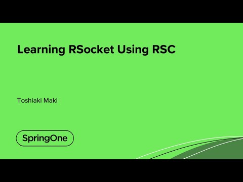 Learning RSocket Using RSC