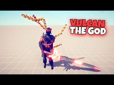 VULCAN THE GOD VS EVERY FACTION - Totally Accurate Battle Simulator TABS