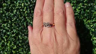 A vintage diamond ring