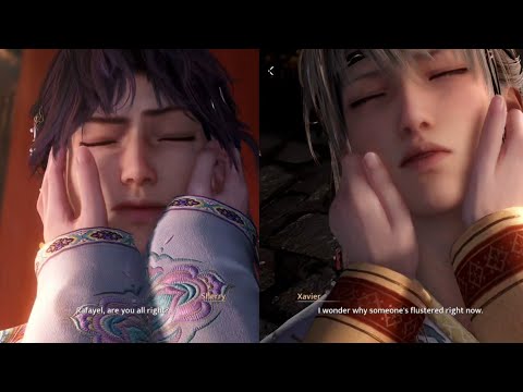 Rafayel & Xavier face being rub by MC Love and Deepspace 戀與深空祁煜沈星回臉被揉 #loveanddeepspace #戀與深空 #祁煜 