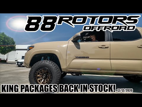 2020 TOYOTA TACOMA KING SHOCKS, CAMBURG UCA, FUEL COVERT