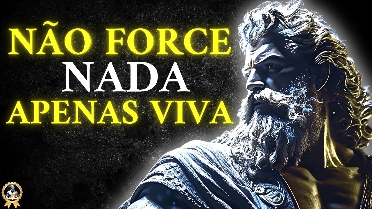 Aceite a Vida: Não Force, Só Viva | Estoicismo