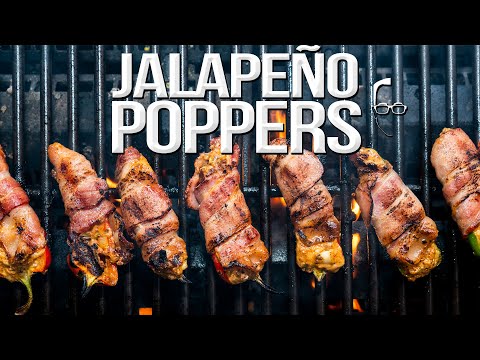 THE BEST BACON WRAPPED JALAPEÑO POPPERS | SAM THE COOKING GUY 4K