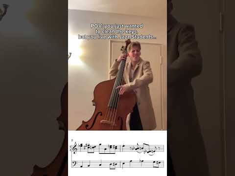 when the jazz musician starts cleaning