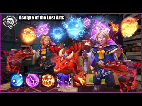 Dota 2 Invoker Acolyte of the Lost Arts Battle Pass 2019 The international