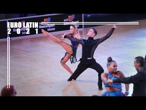 Nikolay Levchenkov - Marie Denigot Levchenkova, FRA | 2021 WDSF European Ch. Latin | R2 R